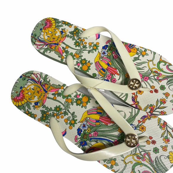Tory Burch Floral Sandals - Multicolor - Picture 6 of 9